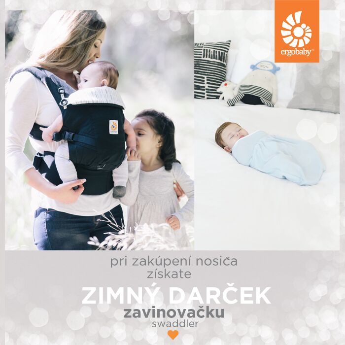 Ergobaby Adapt nosič + zavinovačka Swaddler