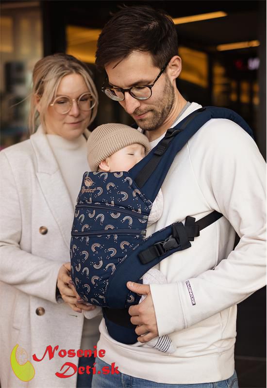 Manduca XT Rainbow Night rastúci ergonomický nosič Manduca XT Rainbow Night rastúci ergonomický nosič