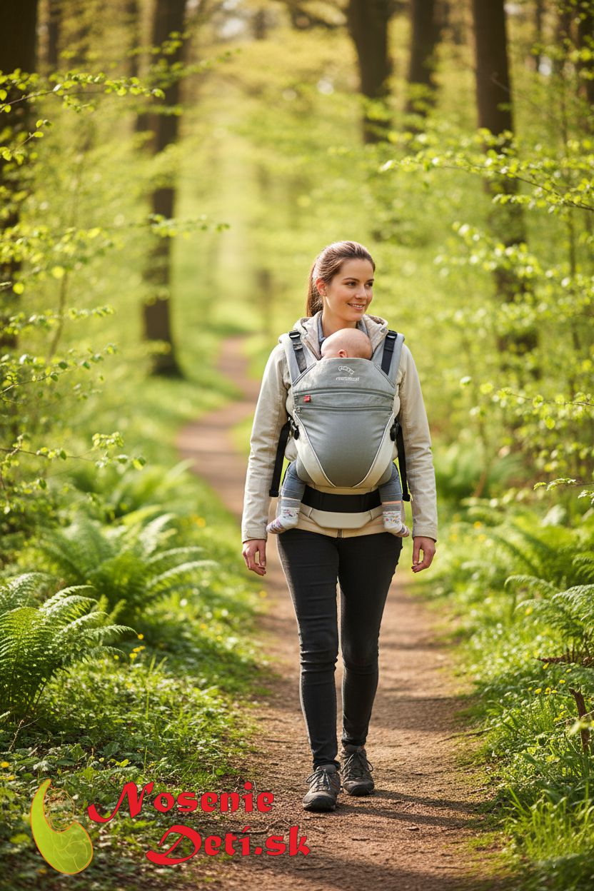 Manduca XT Cotton Grey-White detský rastúci ergonomický nosič