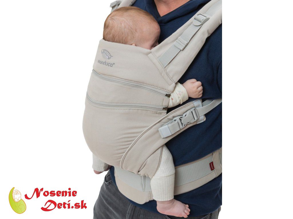 Manduca XT Monochrome Cloud detský rastúci ergonomický nosič Manduca XT Monochrome Cloud detský rastúci ergonomický nosič