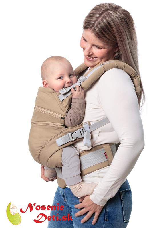 Manduca XT Monochrome Nougat detský rastúci ergonomický nosič Manduca XT Monochrome Nougat detský rastúci ergonomický nosič