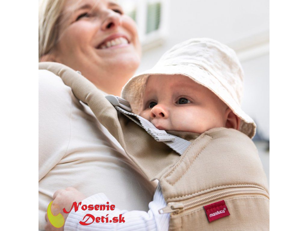 Manduca XT Monochrome Nougat detský rastúci ergonomický nosič Manduca XT Monochrome Nougat detský rastúci ergonomický nosič