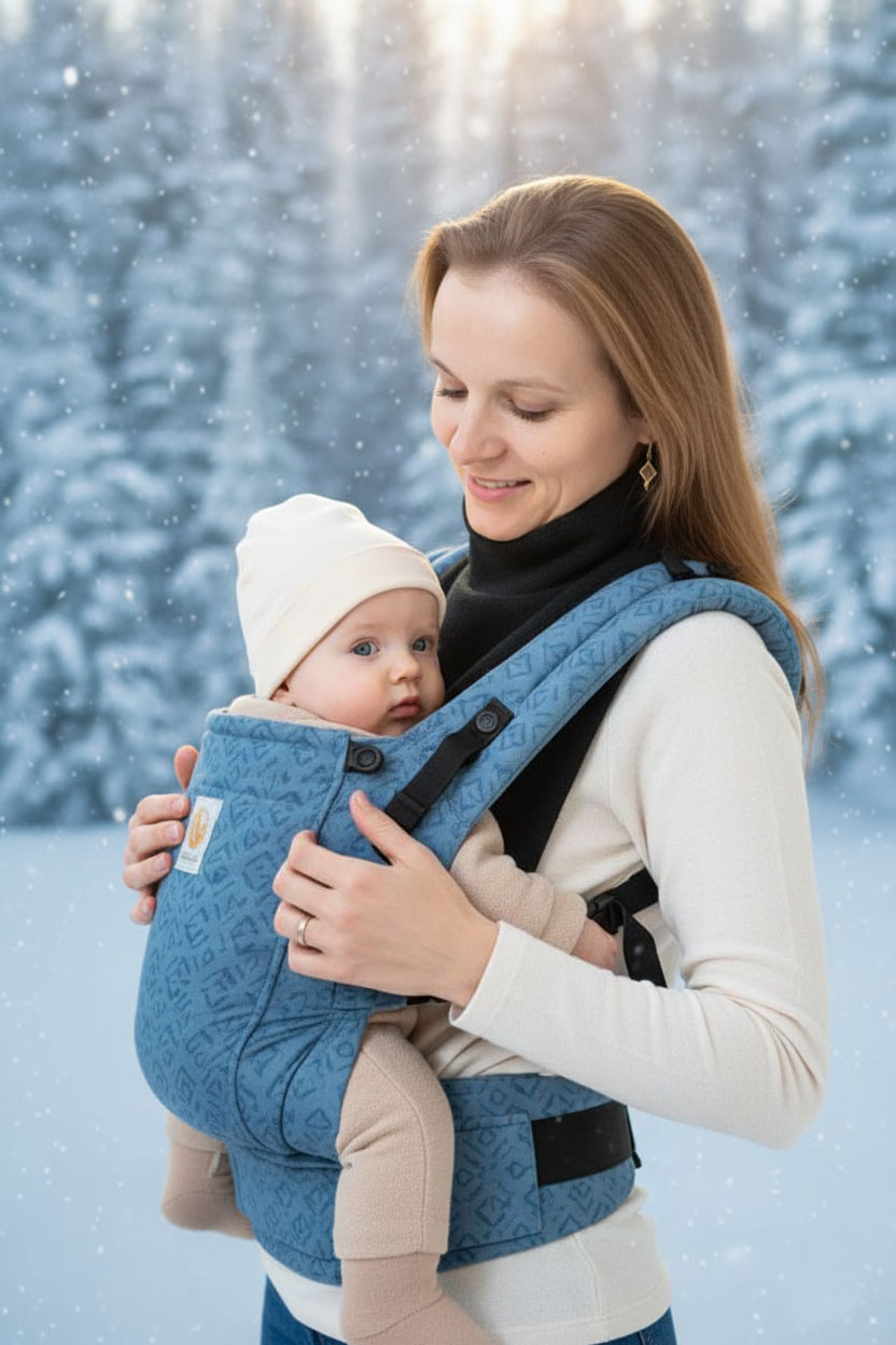 Nákrčník na krk a hrudník pre ženy a na nosenie detí Čierny Nákrčník na krk a hrudník pre ženy a na nosenie detí Čierny