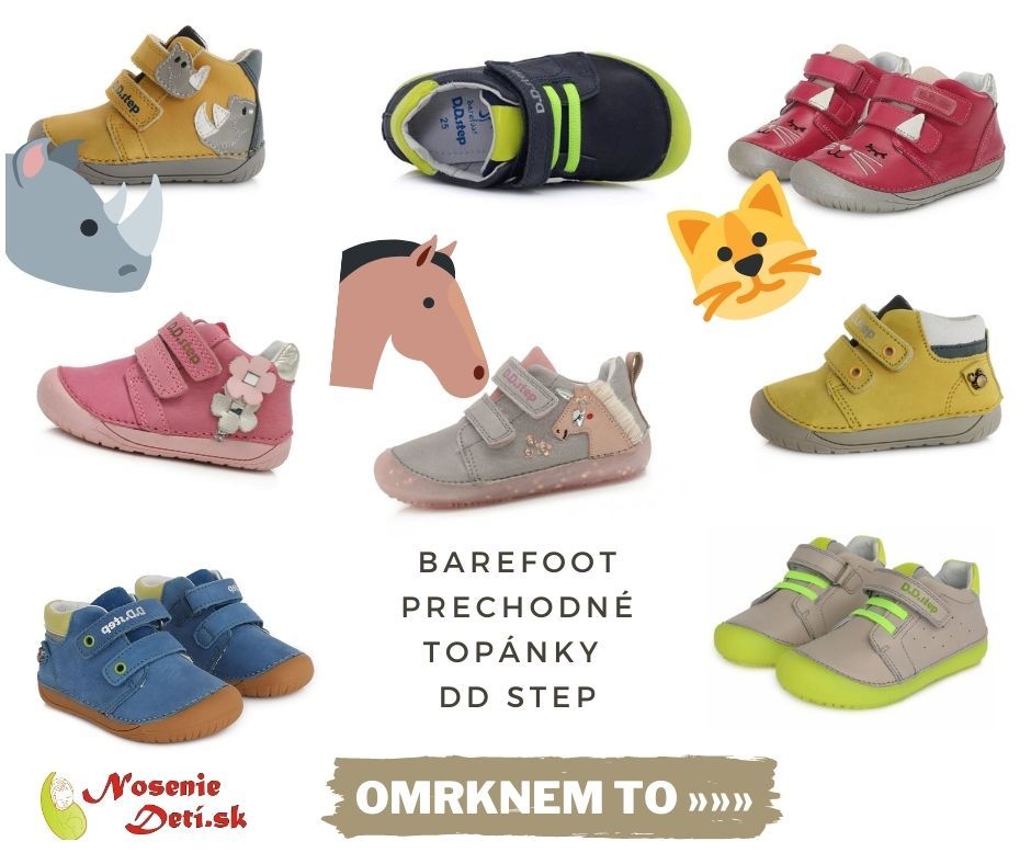 Barefoot prechodné topánky DD Step