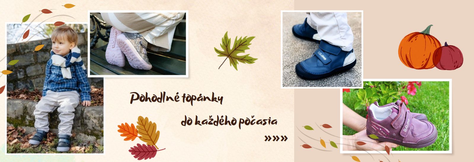Detské jesenné topánky