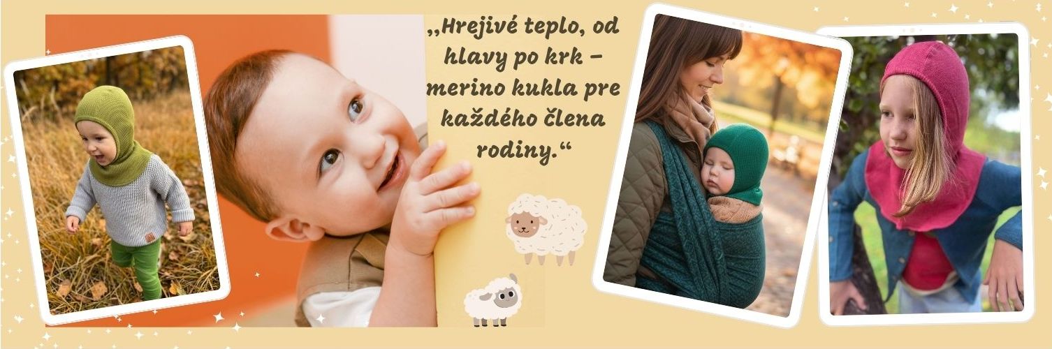 Manymonths 100% merino vlnené kukly
