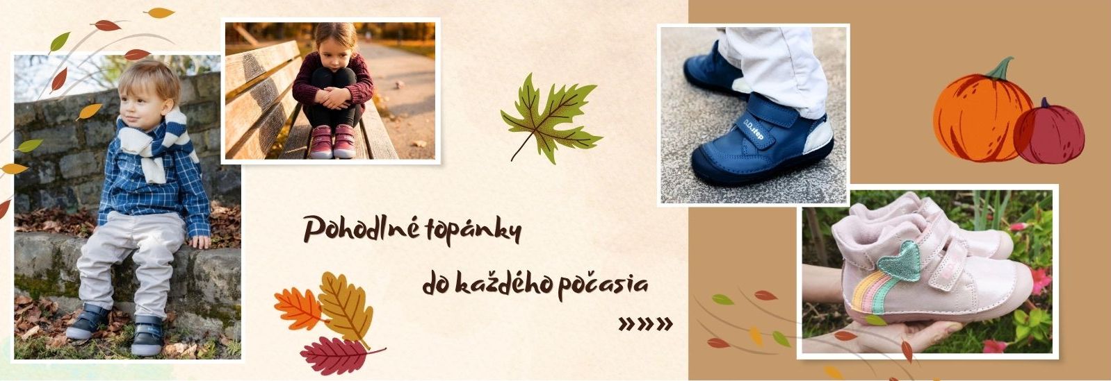 Detské jesenné topánky