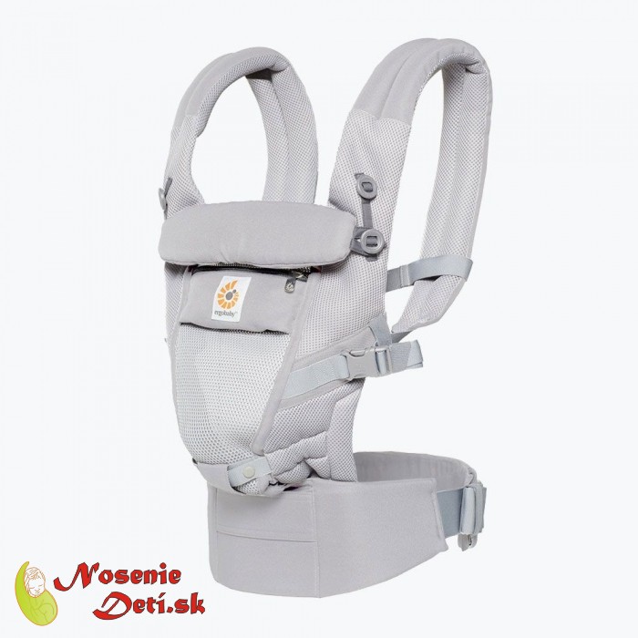 Ergobaby Coll Air Mesh Pearl Grey detský nosič