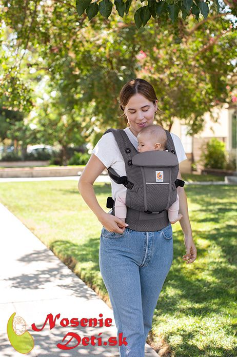 Ergobaby Adapt detský nosič SoftFlex Mesh Graphite Grey