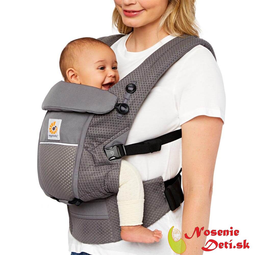 Ergobaby Adapt detský nosič SoftFlex Mesh Graphite Grey