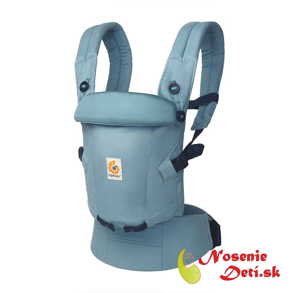 Detský ergonomický nosič Ergobaby Adapt Soft Touch Cotton Slate Blue