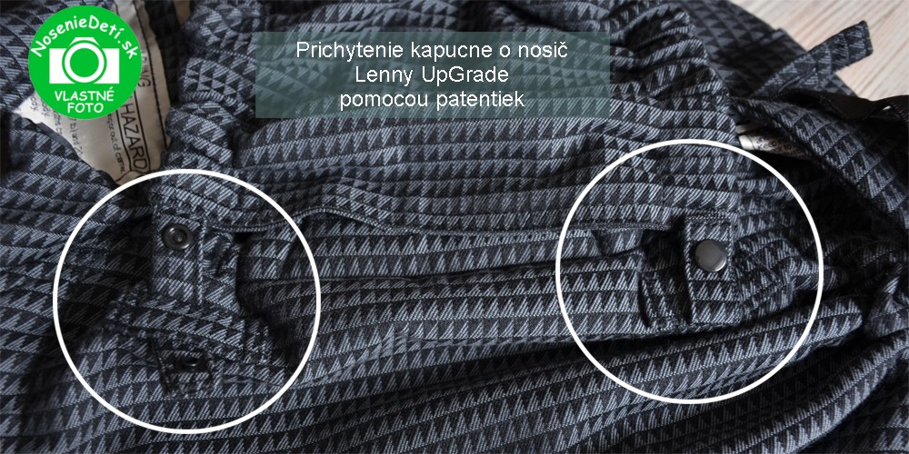 Lennylamb lenny upgrade prichytenie kapucne o nosič