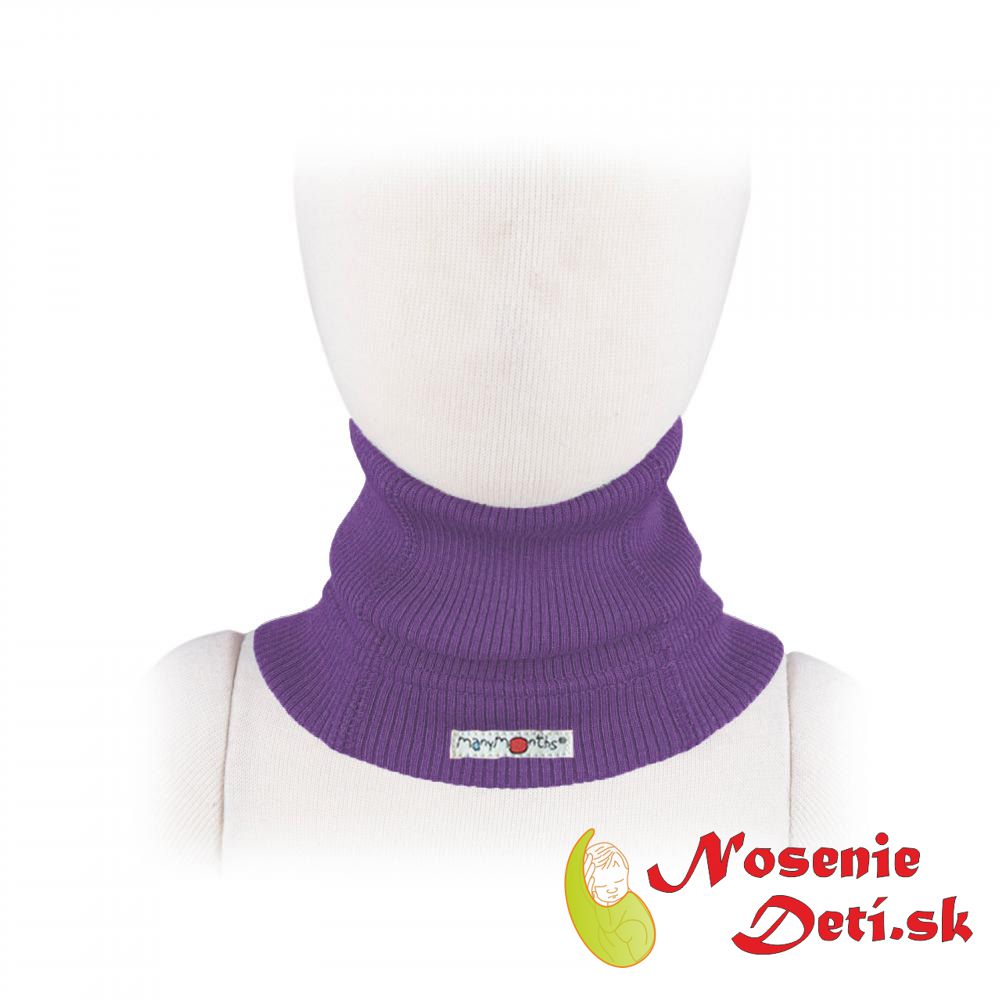 Merino vlna nákrčník Manymonths multitube KID  Dusty Grape