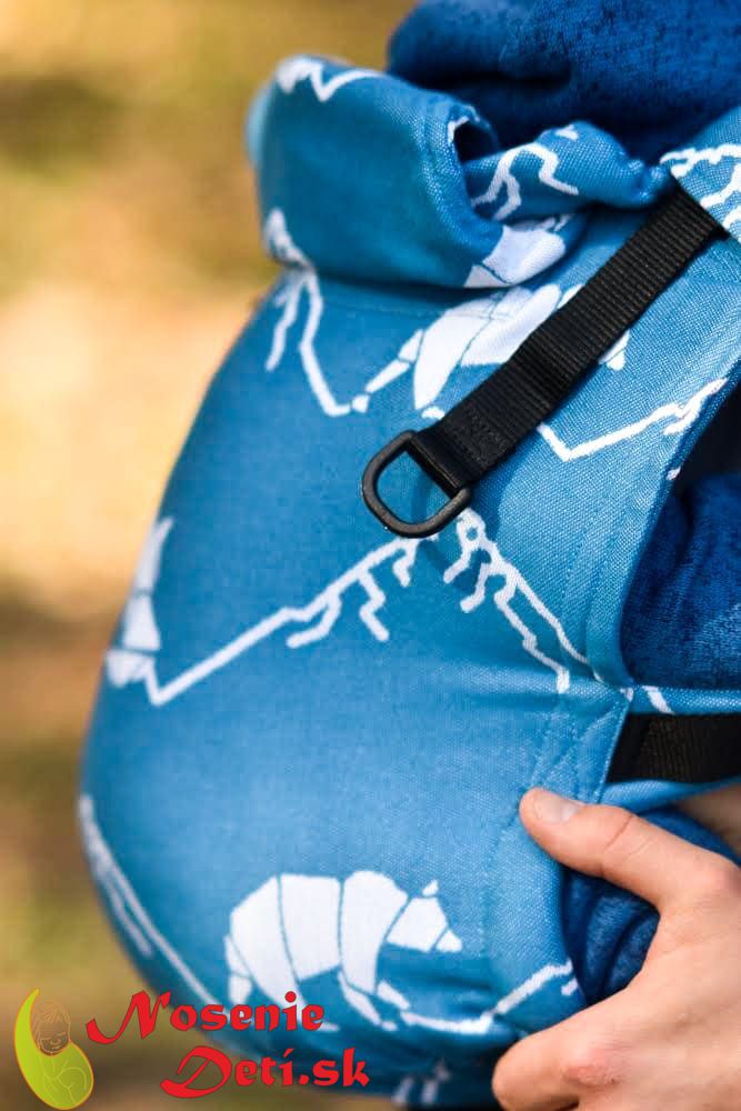 Nosič na nosenie detí Rischino Flexible Gerlach Tyrkys