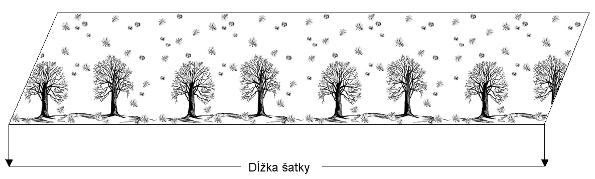 Šatka na nosenie novorodencov Šanami Gaštany