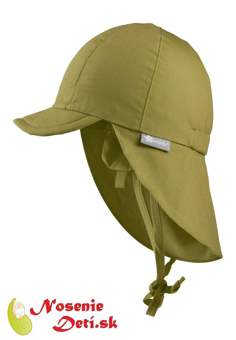Detská letná šiltovka s UV filtrom 50+ Sterntaler  Zelená Svetlá Khaki
