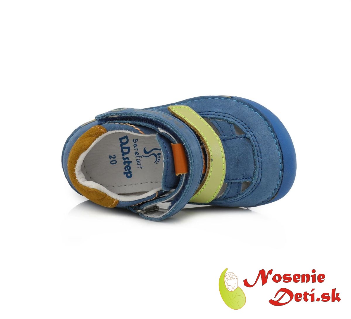 Barefoot chlapčenské letné sandálky DD Step Modré 070-698