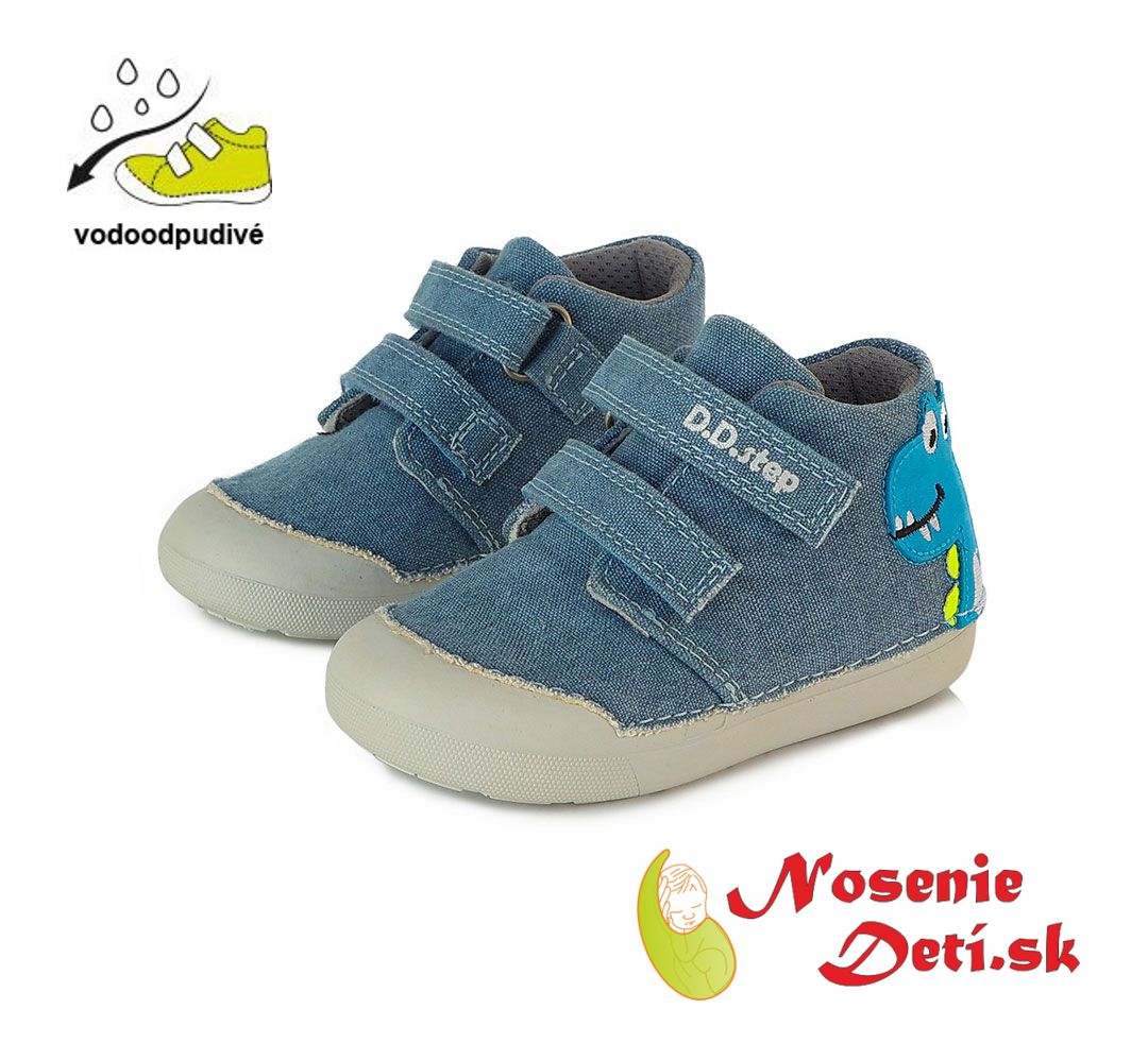 Chlapčenské prechodné plátenky DD Step Jeans Krokodíl 066-824