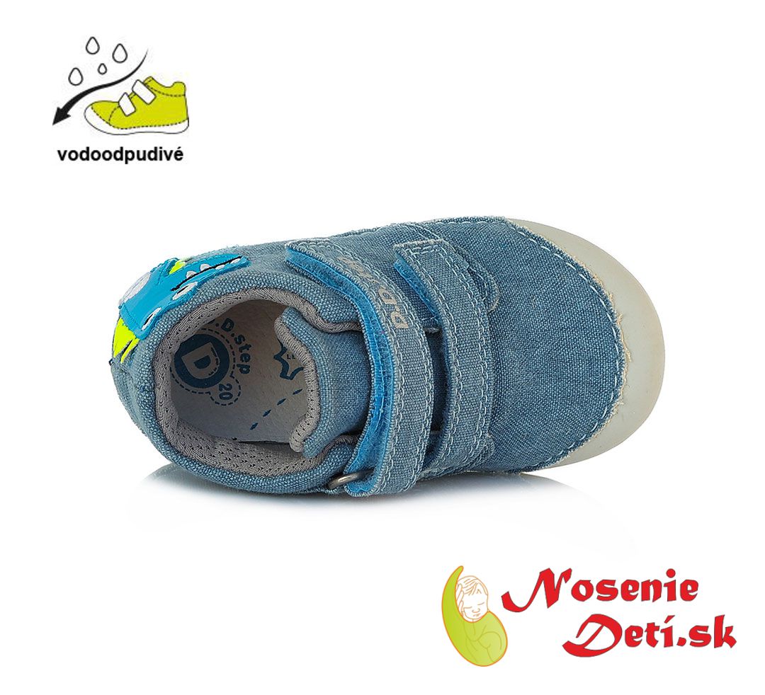 Chlapčenské prechodné plátenky DD Step Jeans Krokodíl 066-824