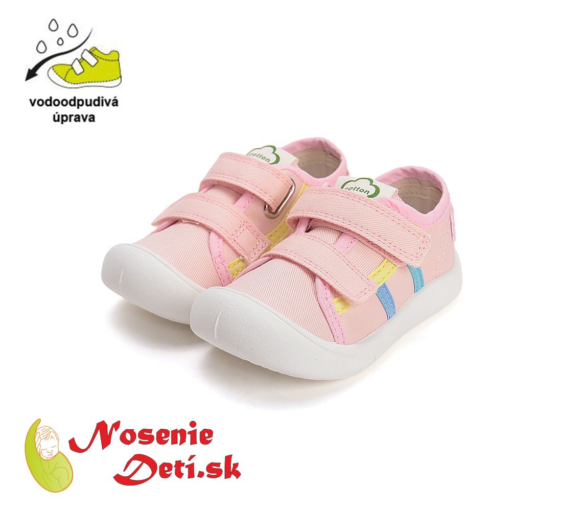 Dievčenské letné plátenky D.D. Step C100-61143D Baby Pink