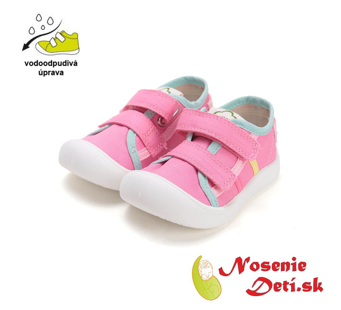 Dievčenské letné plátenky D.D. Step C100-61143F Hot Pink