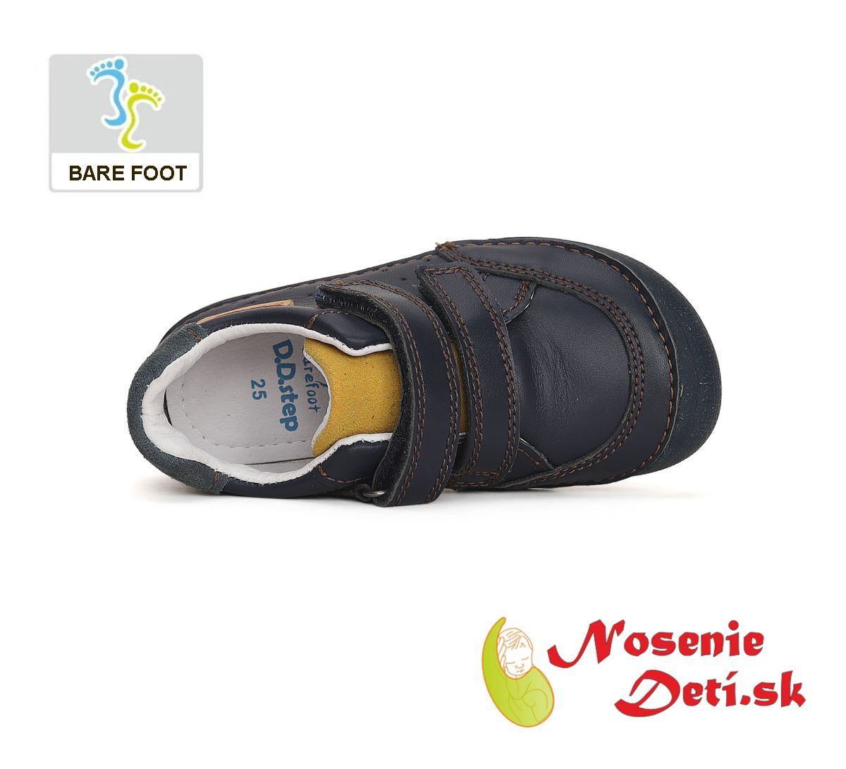 Barefoot jarná jesenná chlapčenská obuv D.D. Step topánky Royal Blue 063-41377A