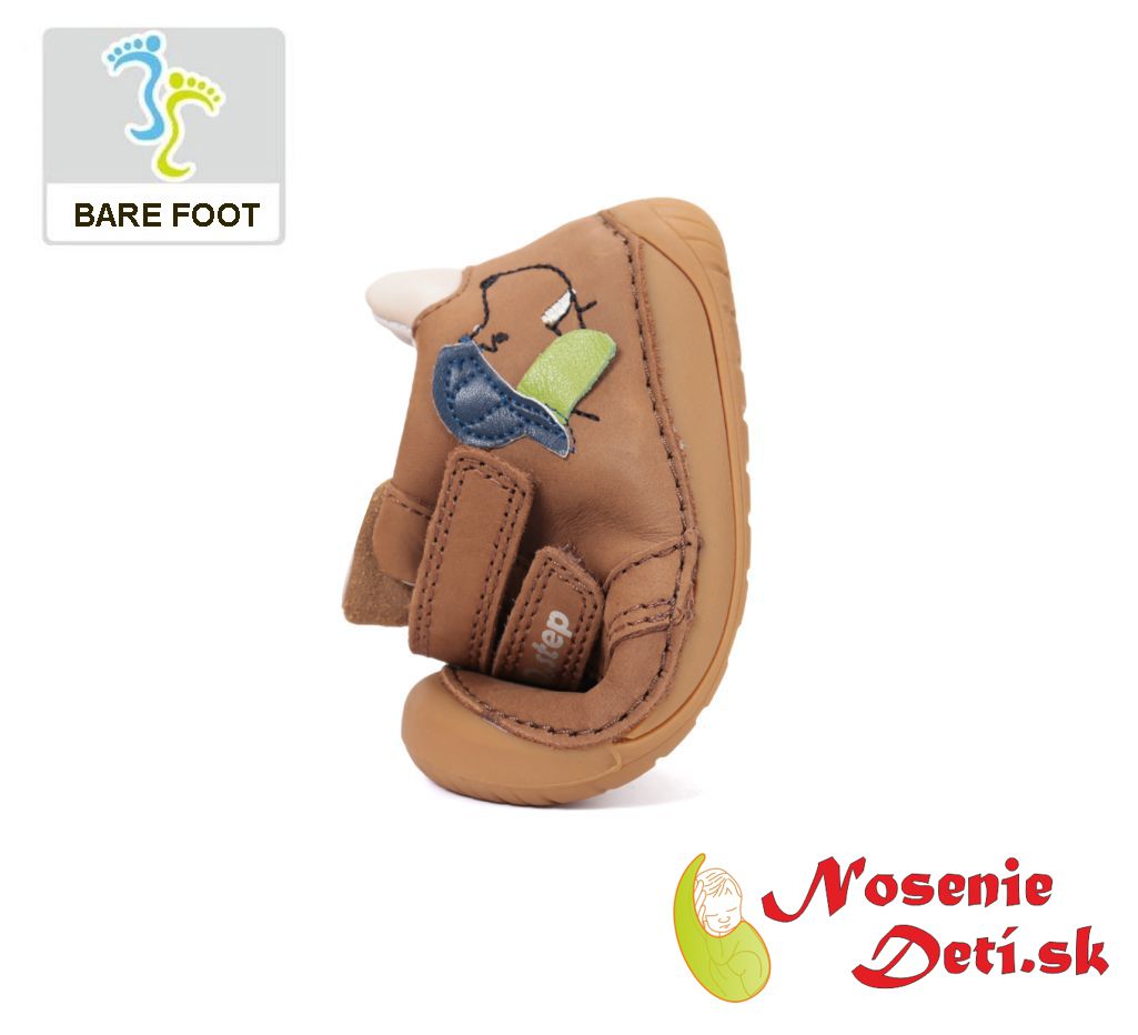 Barefoot detské kožené topánky D.D.Step Chocolate Havko 070-61533 Barefoot detské kožené topánky D.D.Step Chocolate Havko 070-61533