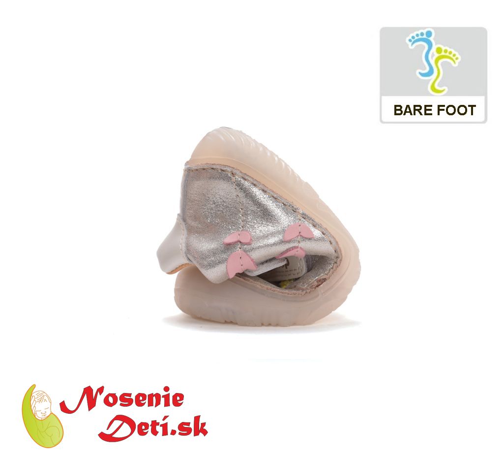 Dívčí barefoot celoroční boty D. D. Step 073-61866A Gold Tulips Dívčí barefoot celoroční boty D. D. Step 073-61866A Gold Tulips