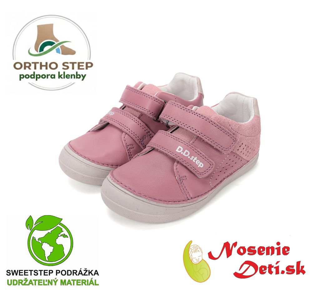 Dívčí celoroční obuv D.D. Step boty Lila 078-61177C
