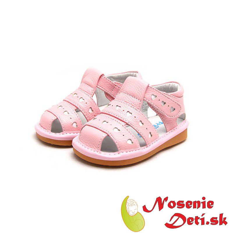 Dievčenské Ružové sandálky Freycoo alternatíva barefoot