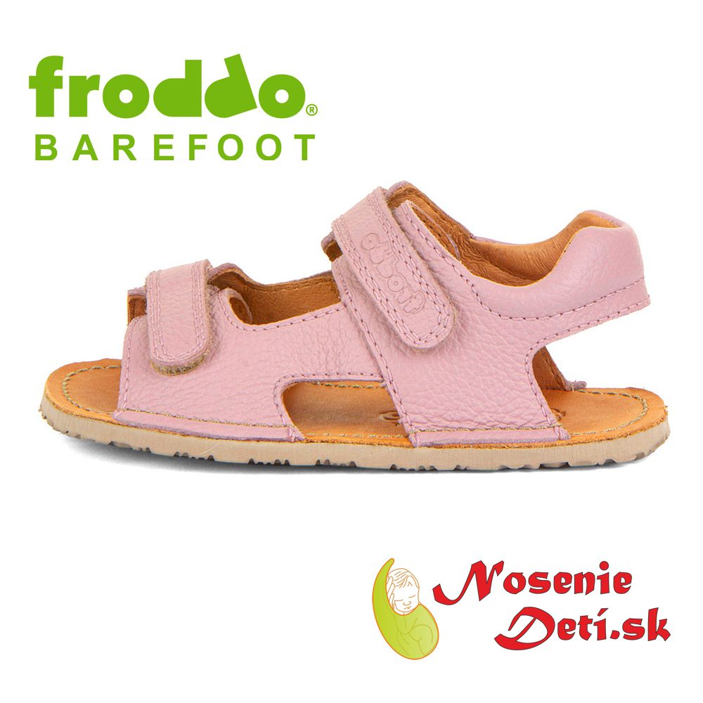 Froddo dětské barefoot sandály Flexy Mini Pink