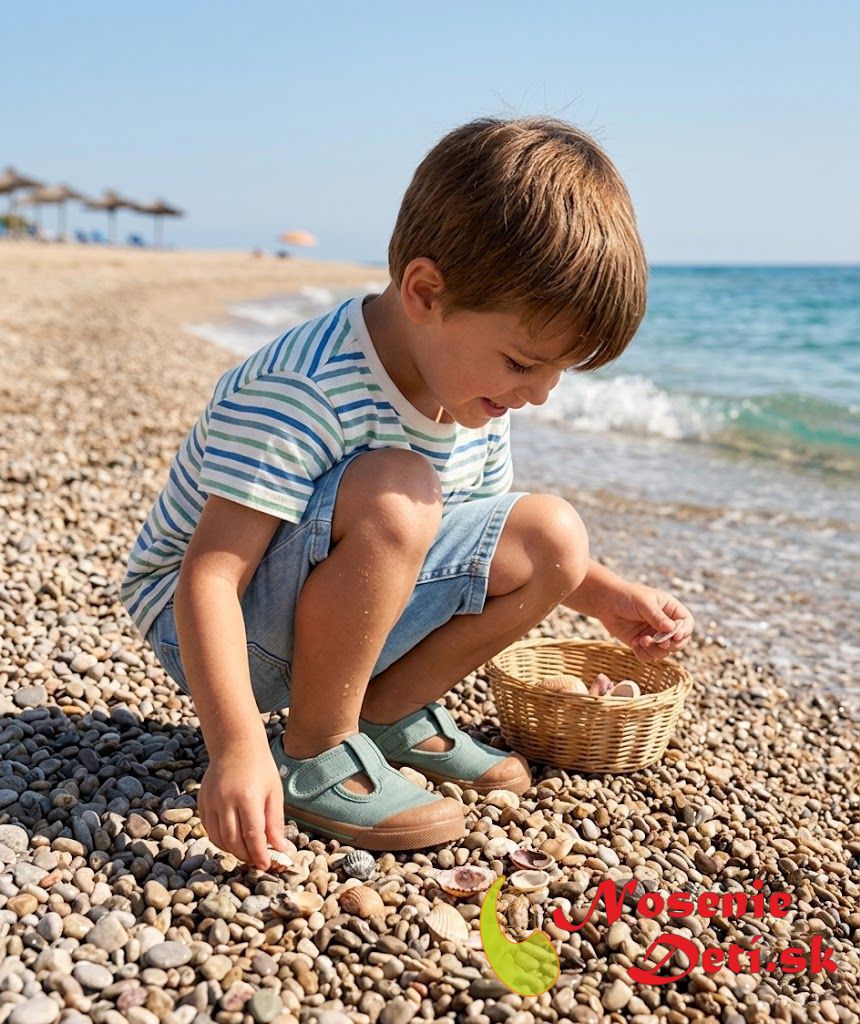 Detské letné barefoot plátenky Igor Caramelo Matcha Zelené