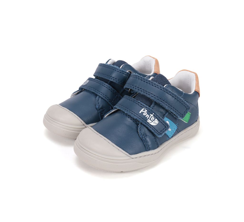 Chlapčenské prechodné kožené topánky Ponte DA03-6-1104 Marine Chlapčenské prechodné kožené topánky Ponte DA03-6-1104 Marine