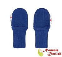 Rukavičky merino bez palca Manymonths Jewel Blue