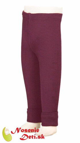 Detské merino legíny Manymonths Dark Cerise