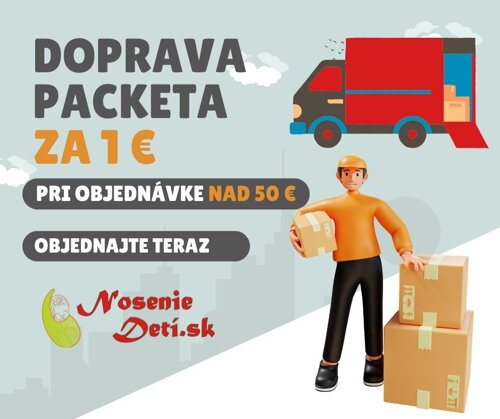 NosenieDetí.sk - Akcia - doprava s Packetou za 1 €