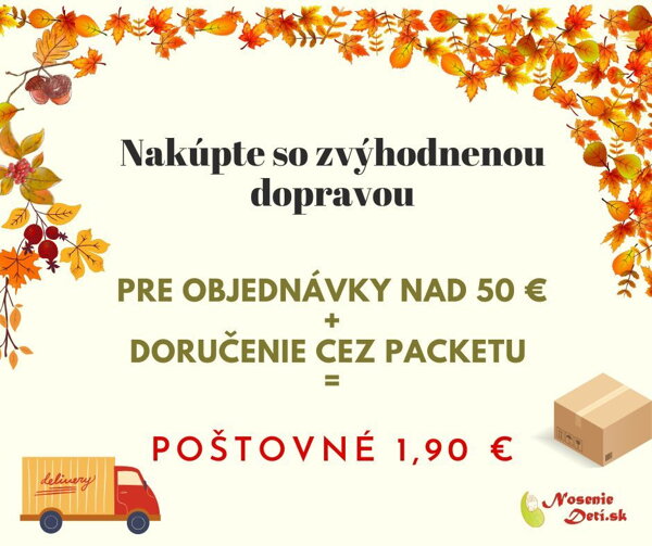 Akcia zvýhodnéné doručenie cez Packetu Jeseň 2025 Akcia zvýhodnéné doručenie cez Packetu Jeseň 2025