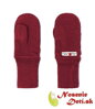 Detské rukavice merino s palcom Manymonths Raspberry Red