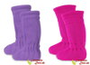 Merino Manymonths Winter Lilac Rose vysoké detské capačky
