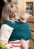 Manduca Sling elastická šatka na nosenie novorodencov Teal