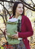 Storchenwiege detský šatkový nosič Zelený