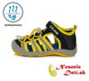 Chlapčenské detské športové sandále DD Step Čierne Black JAC65-257A