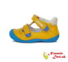 Chlapčenské sandále alternatíva barefoot DD Step Horčicové 015-403B