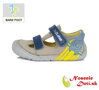 Barefoot chlapčenské letné sandále Svetlošedé Raketa DD Step 073-23A