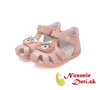 Dievčenské kožené sandále D. D. Step 075-51284D Baby Pink Macko
