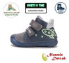 Chlapčenské zateplené kožené topánky D.D. Step Royal Blue Raketa 082-62203