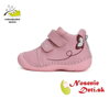 Dievčenské jarné jesenné kožené topánky D.D. Step Pink  015-42400A