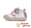 Dievčenské prechodné topánky D. D. Step Cream Motýle 066-51151A