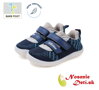 Chlapčenské barefoot sieťované tenisky D. D. Step F093-51399 Royal Blue