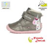 Dievčenské zimné barefoot topánky DD Step Bronze Ružová Jednorožec 070-328